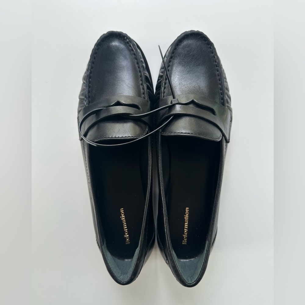Reformation Ani Loafer in Black, Size 8, NWT - Picture 7 of 8